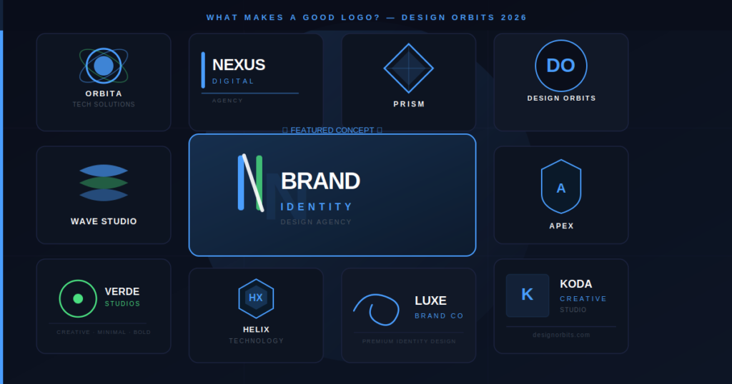 What makes a good logo — 7 principles of great logo design by Design Orbits