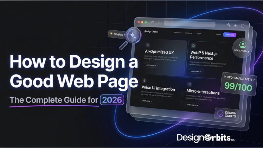 How to design a good web page — complete guide by Design Orbits web design company