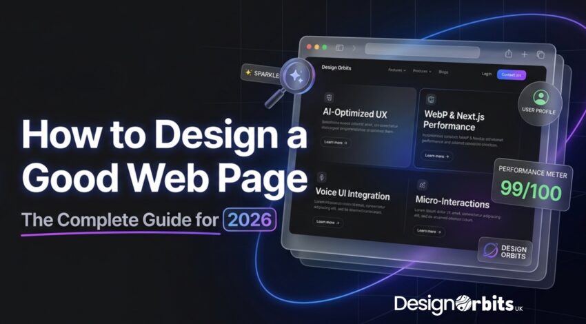How to Design a Good Web Page: The Complete Guide for 2026