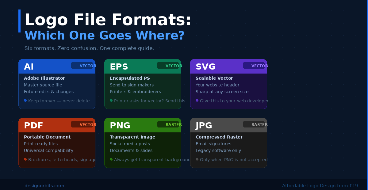 What Logo File Formats Should You Get? (AI, PNG, SVG, PDF,  All Explained)